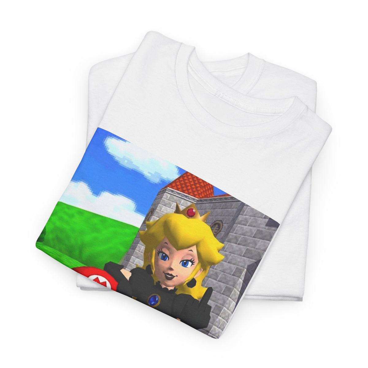 Princess Peach Flipping The Bird Tee