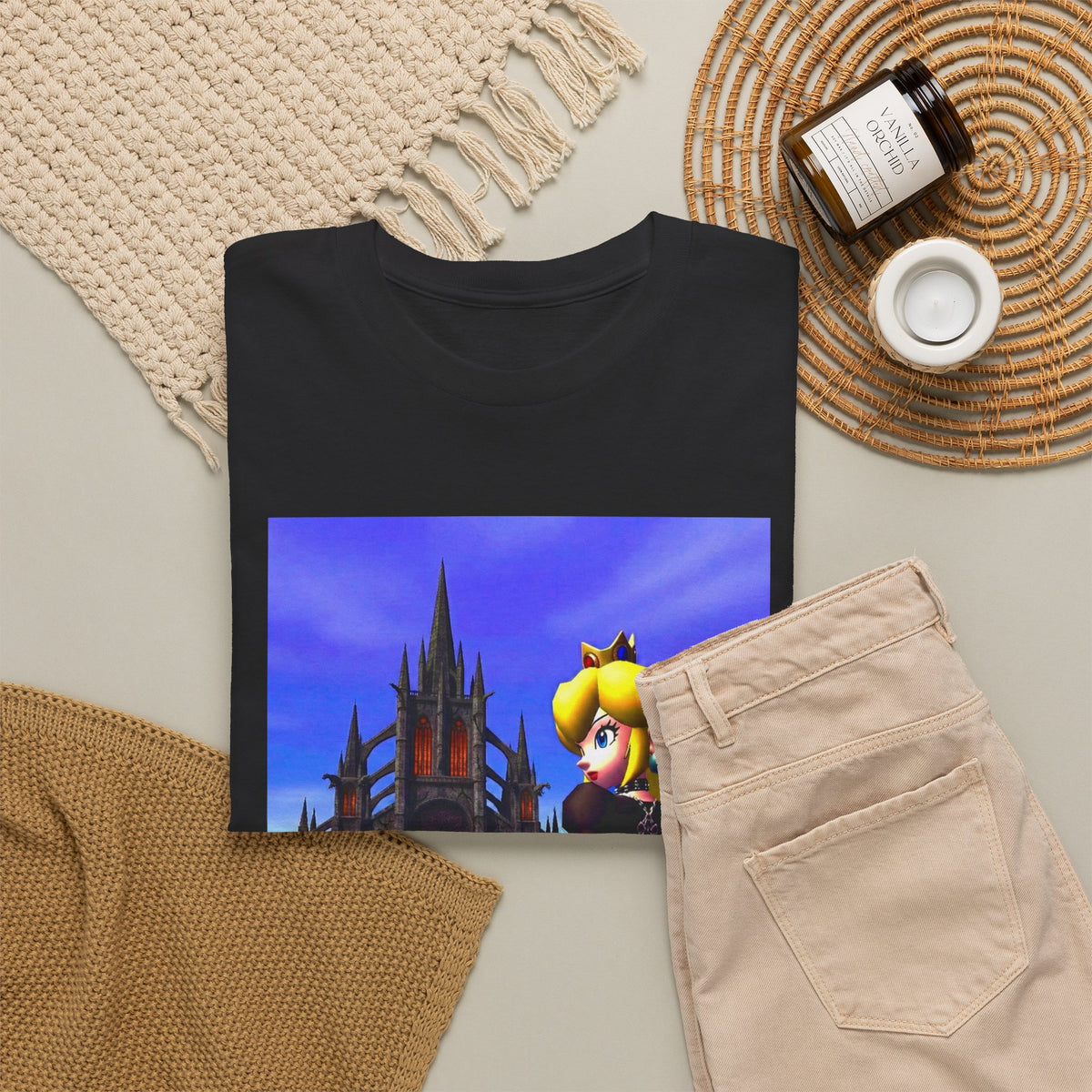 Goth Peach Rocking Goth Castle Tee