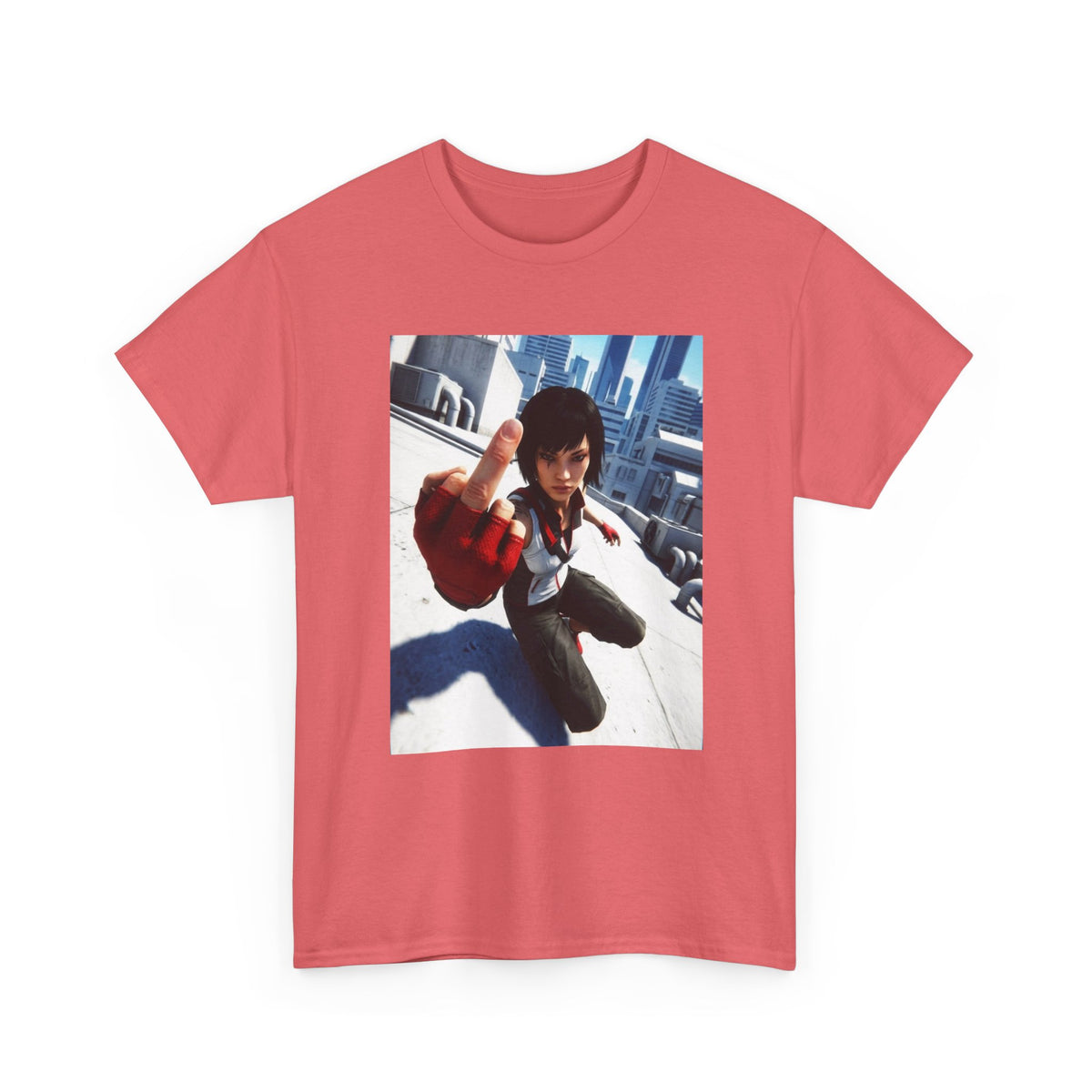 Faith Connors Flipping The Bird Rooftop Tee