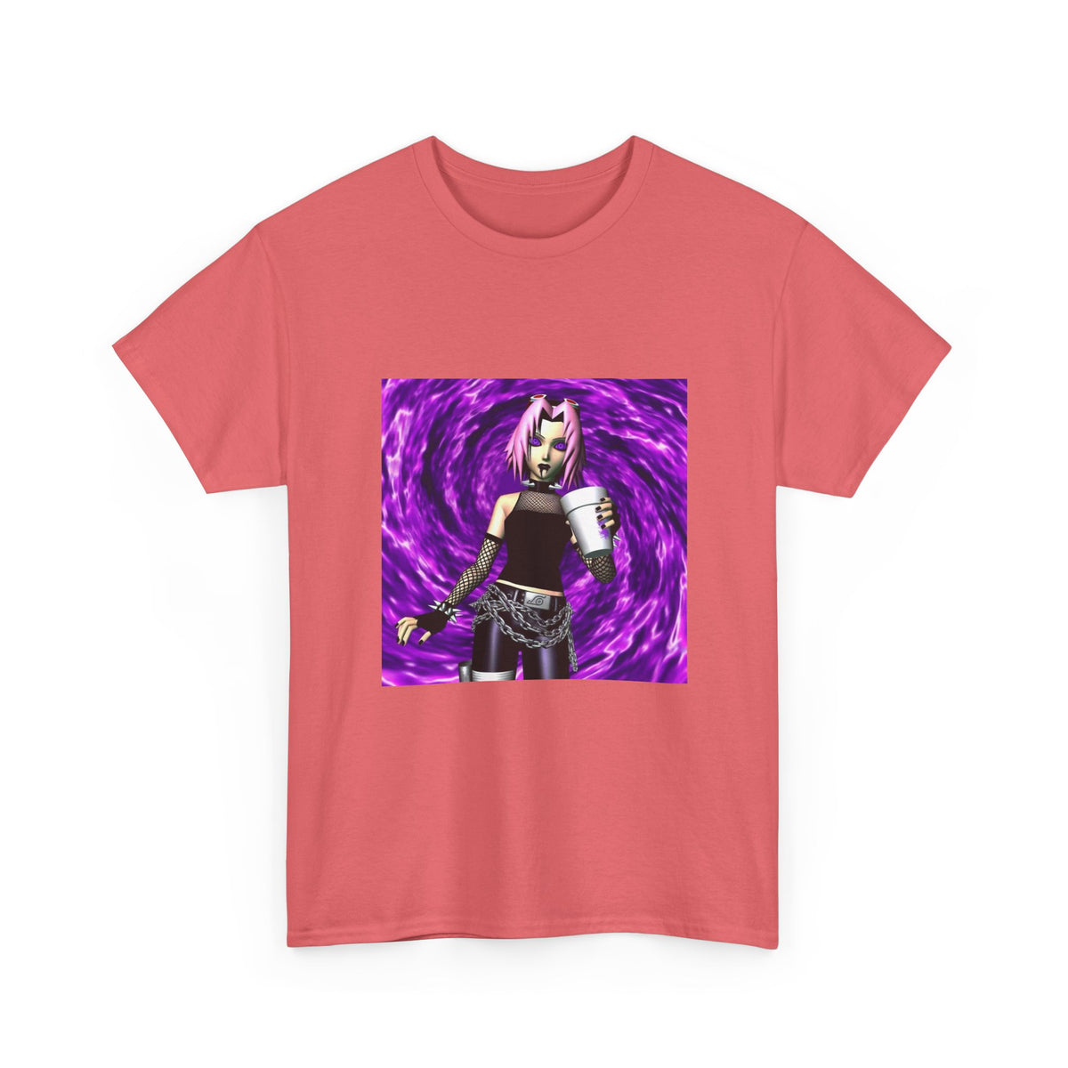 Goth Sakura With Purple Drank Tee