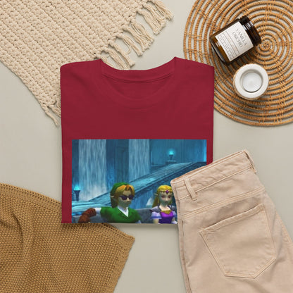 Link And Zelda Chilling In Zora's Domain