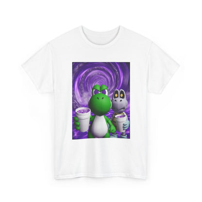 Yoshi And Dry Bones Sippin' Purple