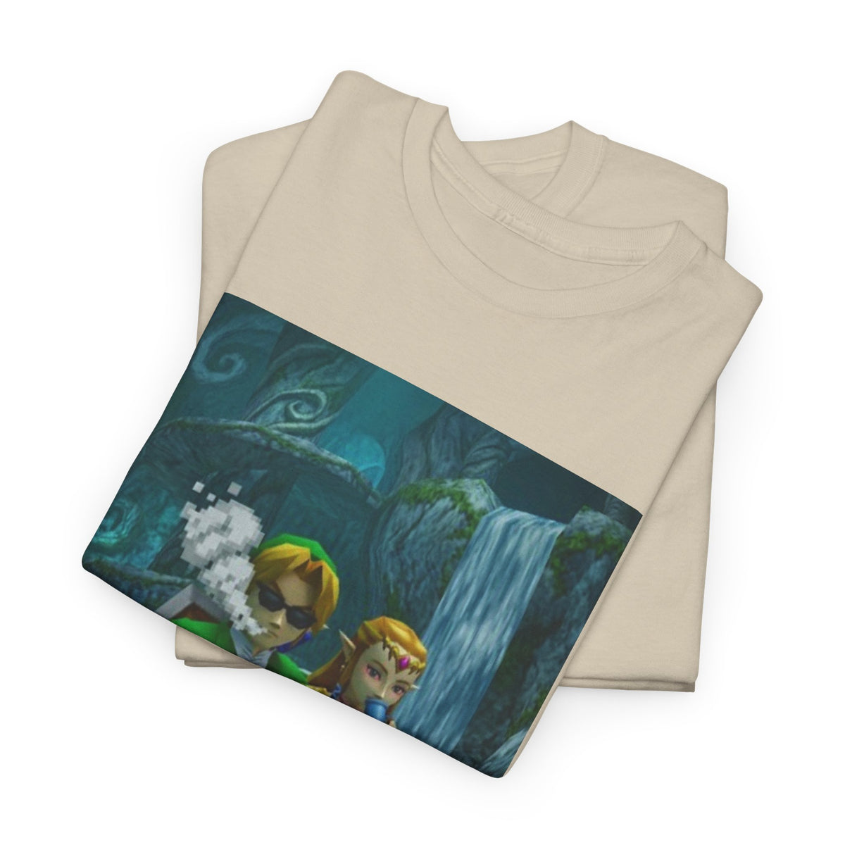 Link And Zelda Chilling In Hyrule