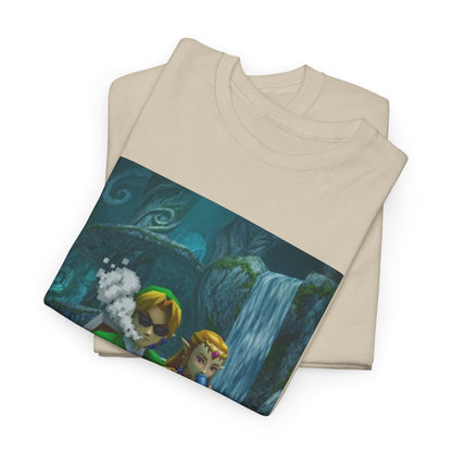 Link And Zelda Chilling In Hyrule