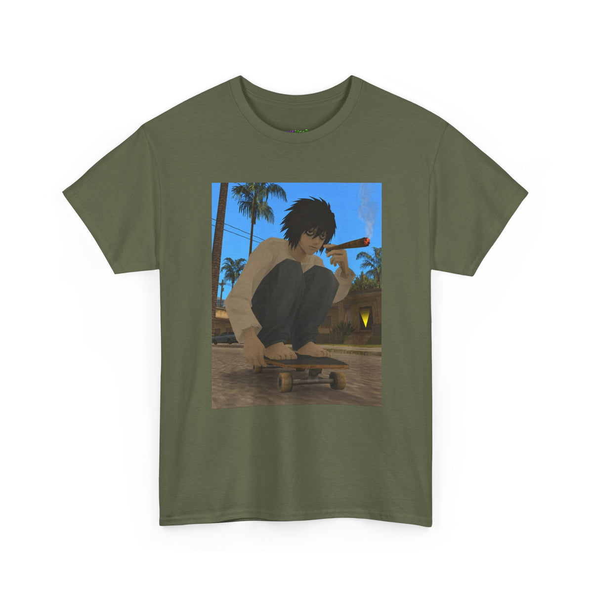 Mystic Green Whisper Graphic Tee