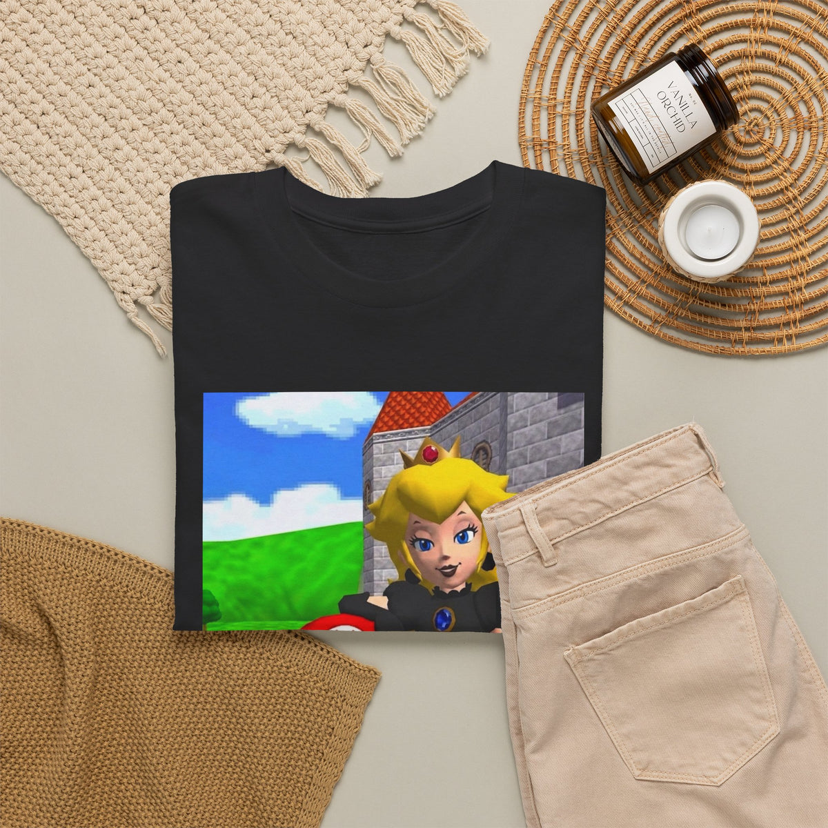 Princess Peach Flipping The Bird Tee