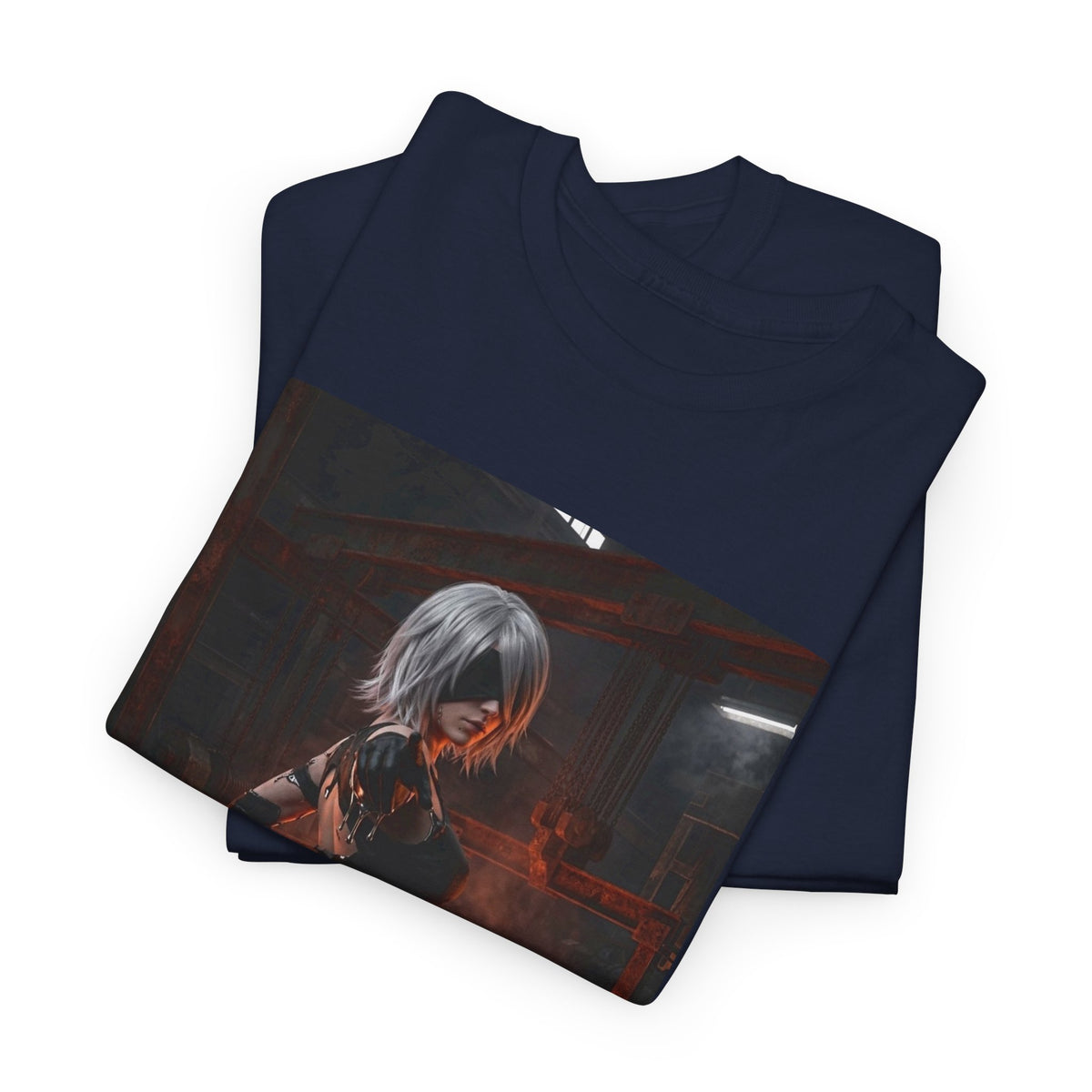2B Pointing in Fiery Industrial Zone Tee