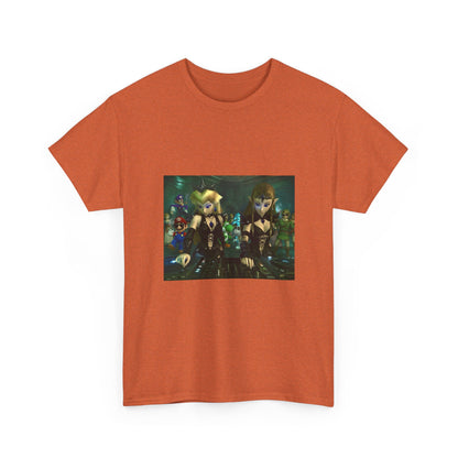 Princess Peach and Zelda DJing with Friends Tee