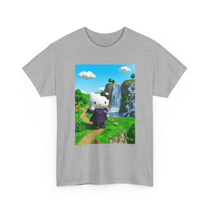 Goth Kitty Flipping Bird In Nature