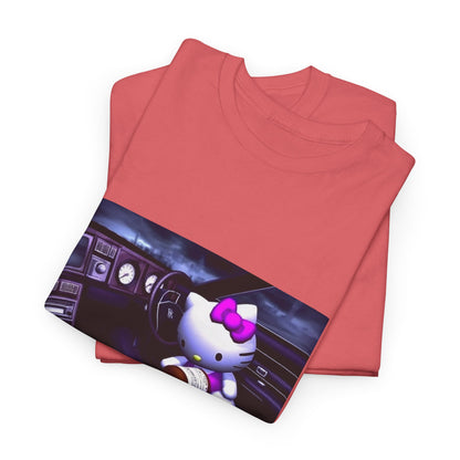Hello Kitty Pours Lean In Car Tee