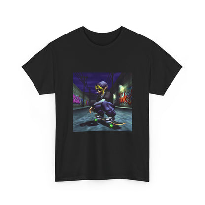 Edgy Link Skater Smoking Alley Tee