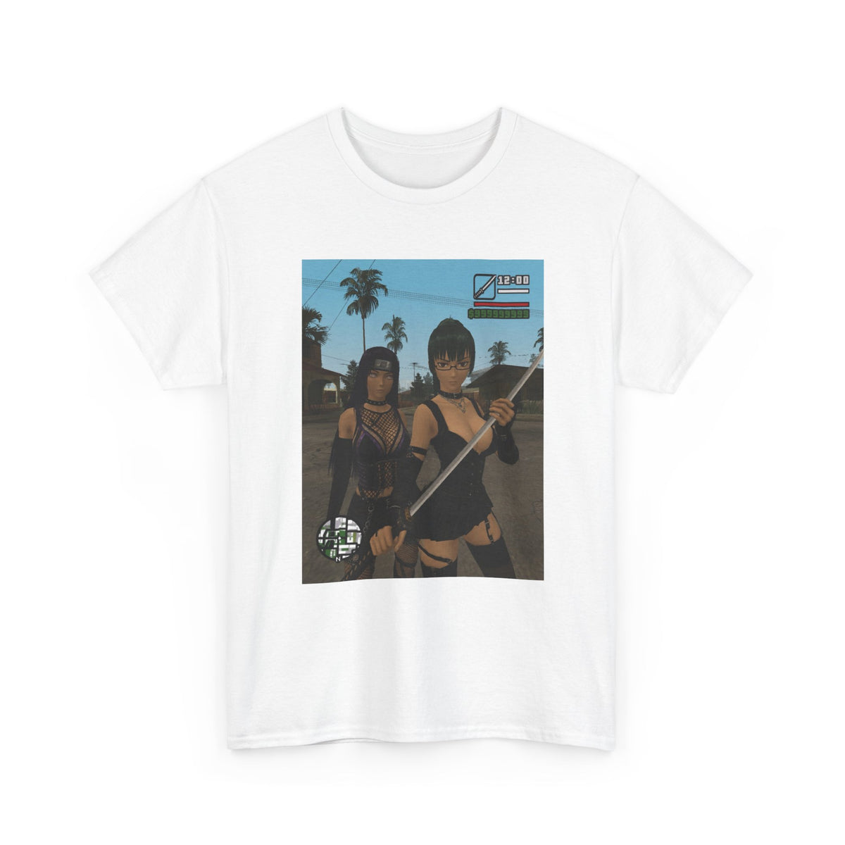 GTA-Inspired Girls With Katanas Tee
