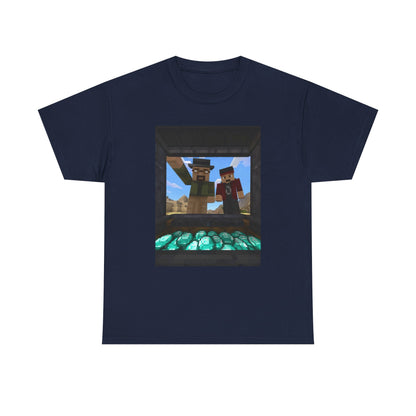 Pixelated Duo With Precious Gems