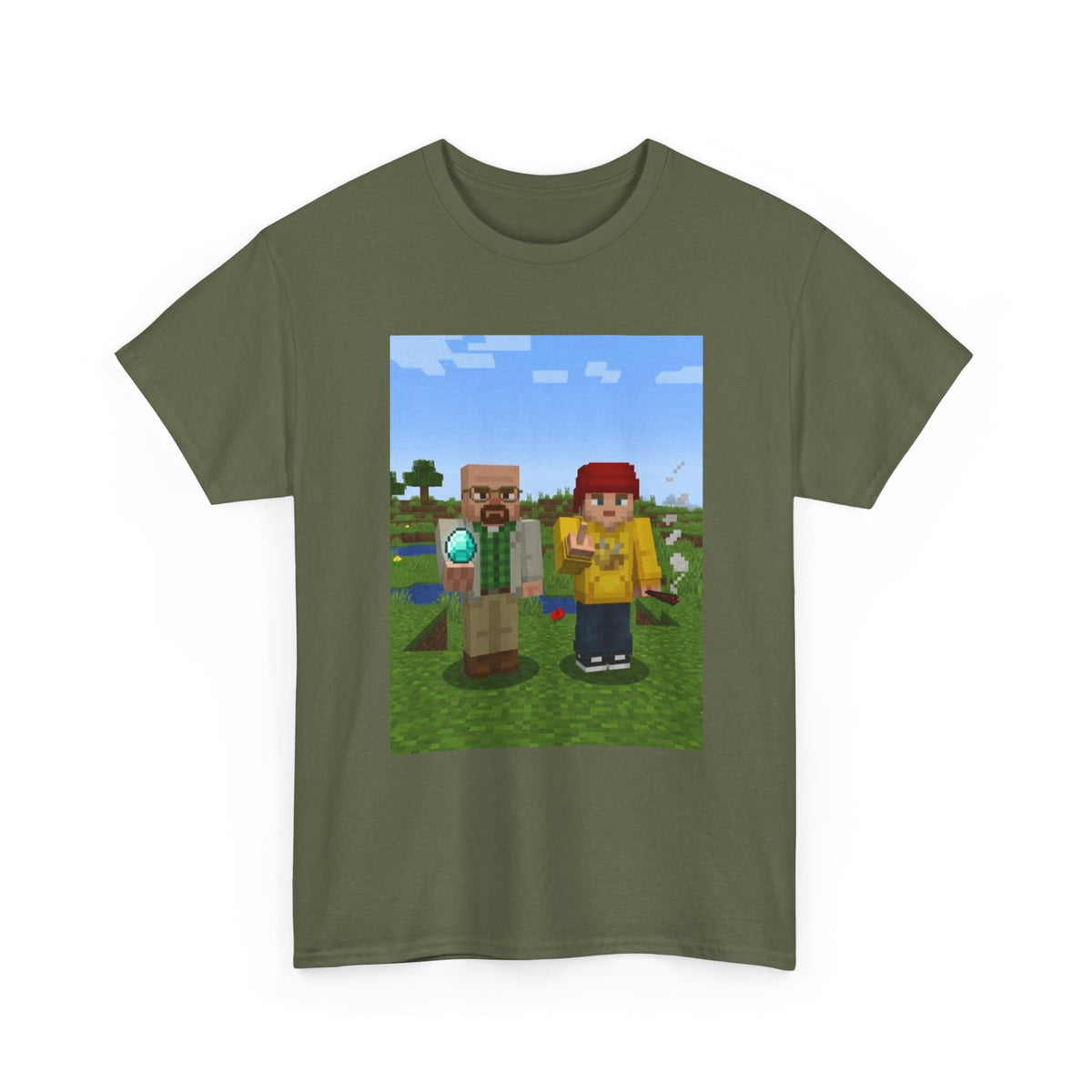 Walter White and Jesse Pinkman Minecraft Tee