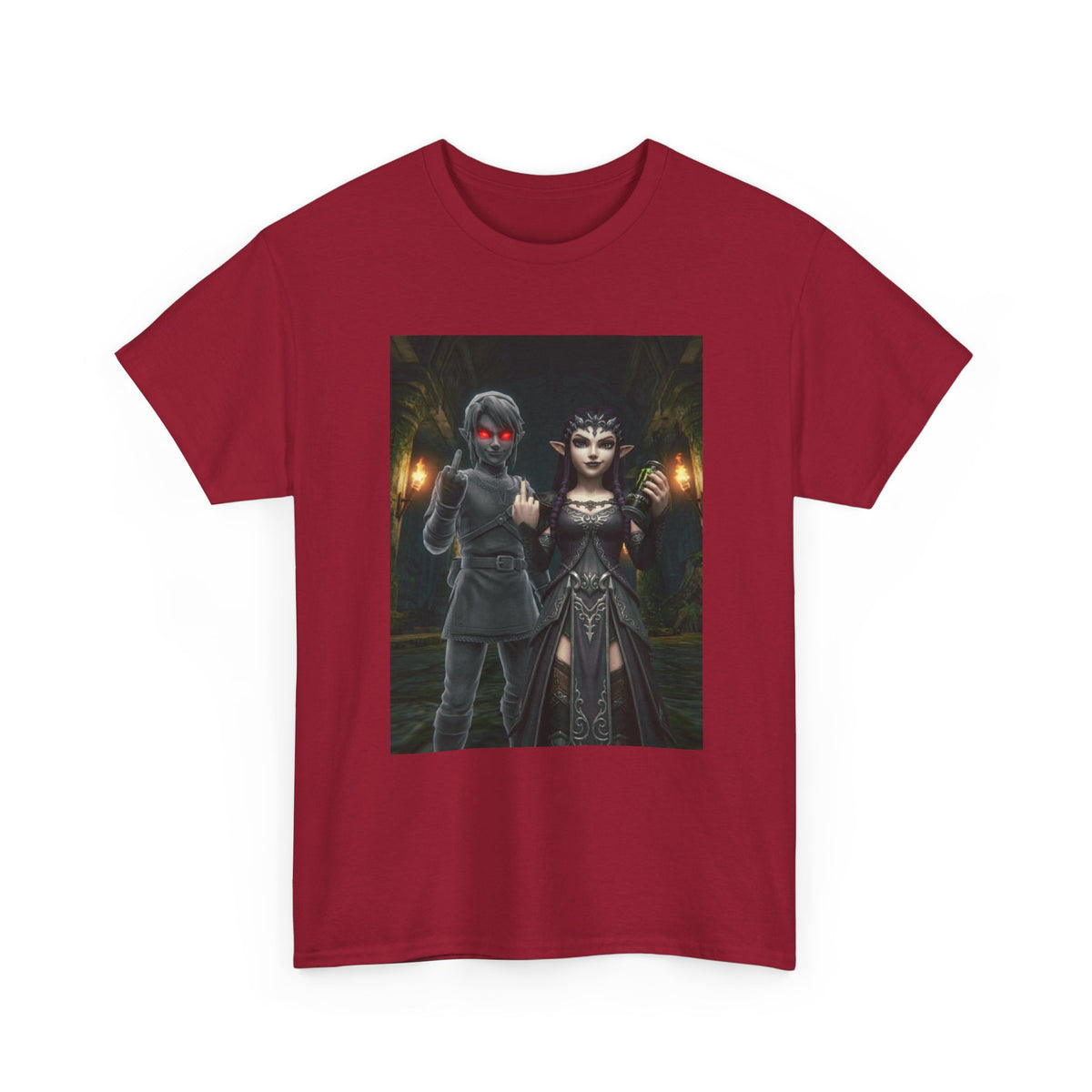 Dark Link And Elf Queen Flipping The Bird