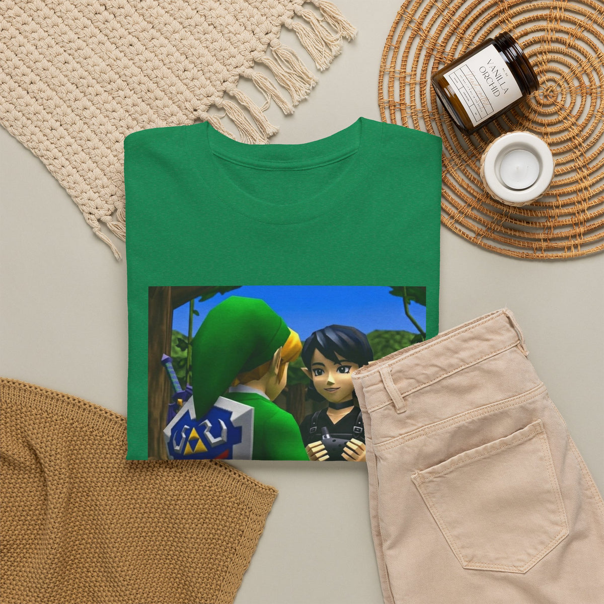 Link And Ocarina Girl Meeting