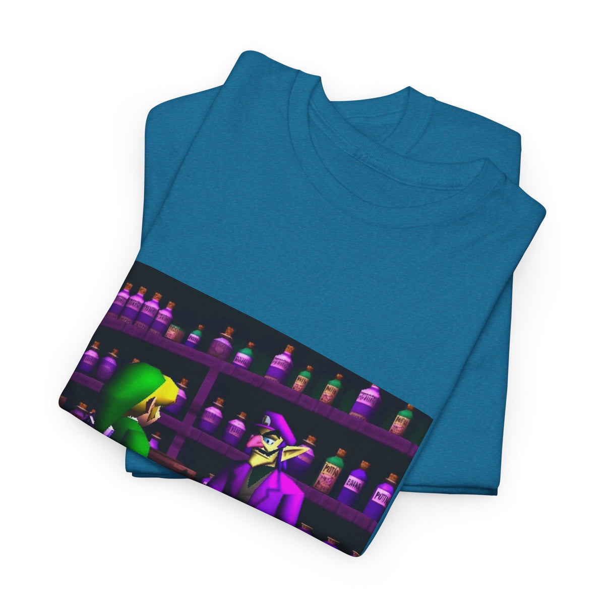 Link Gets Lean From Waluigi Tee