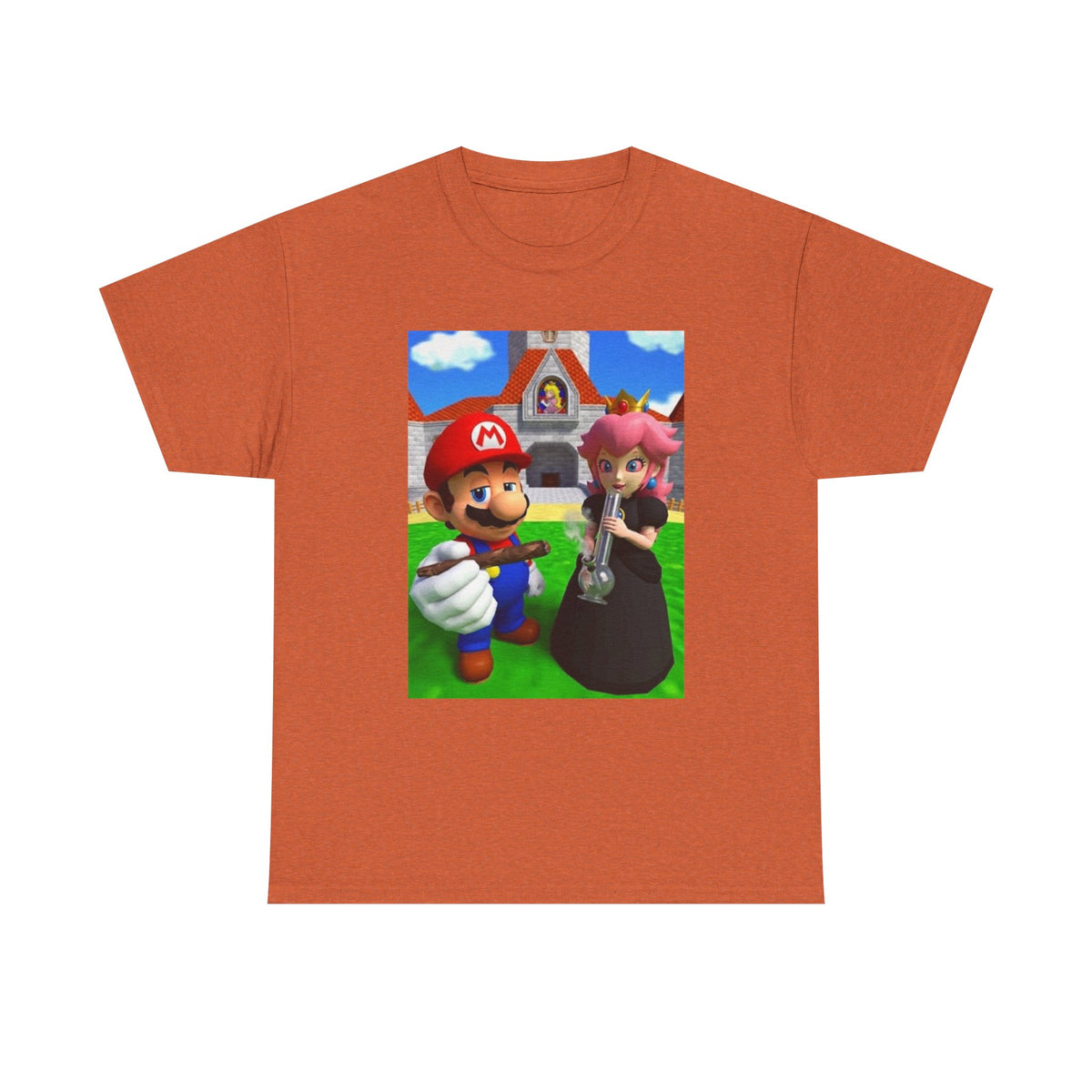 Mario And Princess Peach Puffing Loud
