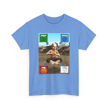 Aang Bending Smoke Elements Tee
