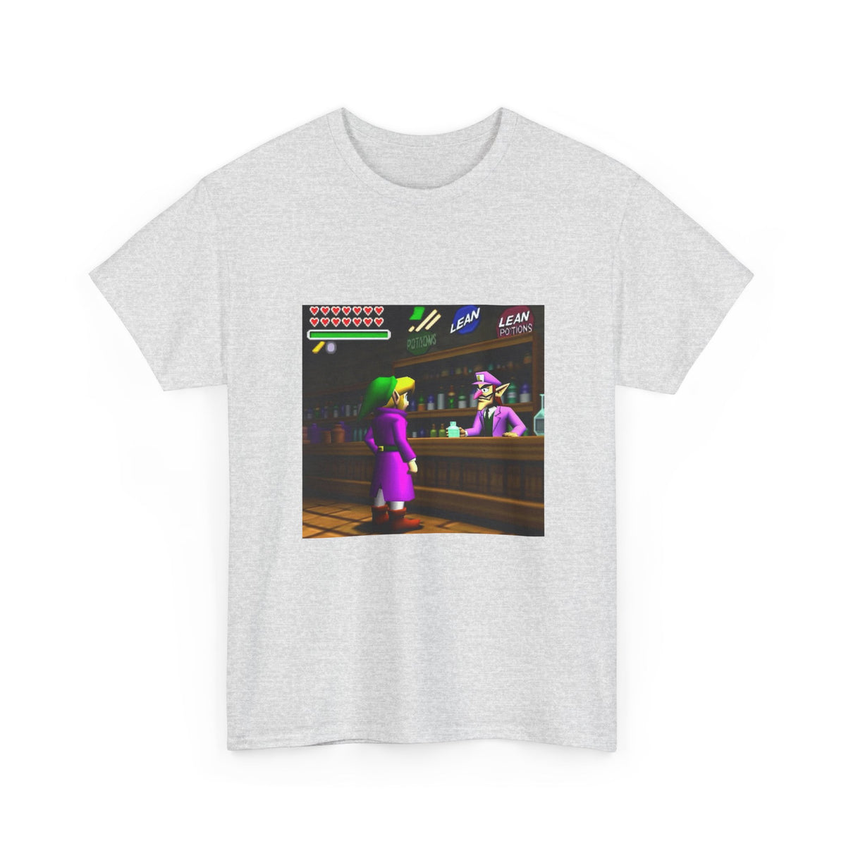 Link and Waluigi Trading Lean Potions
