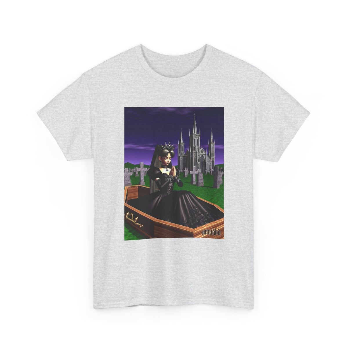 Gothic Girl Meditating In Coffin Tee