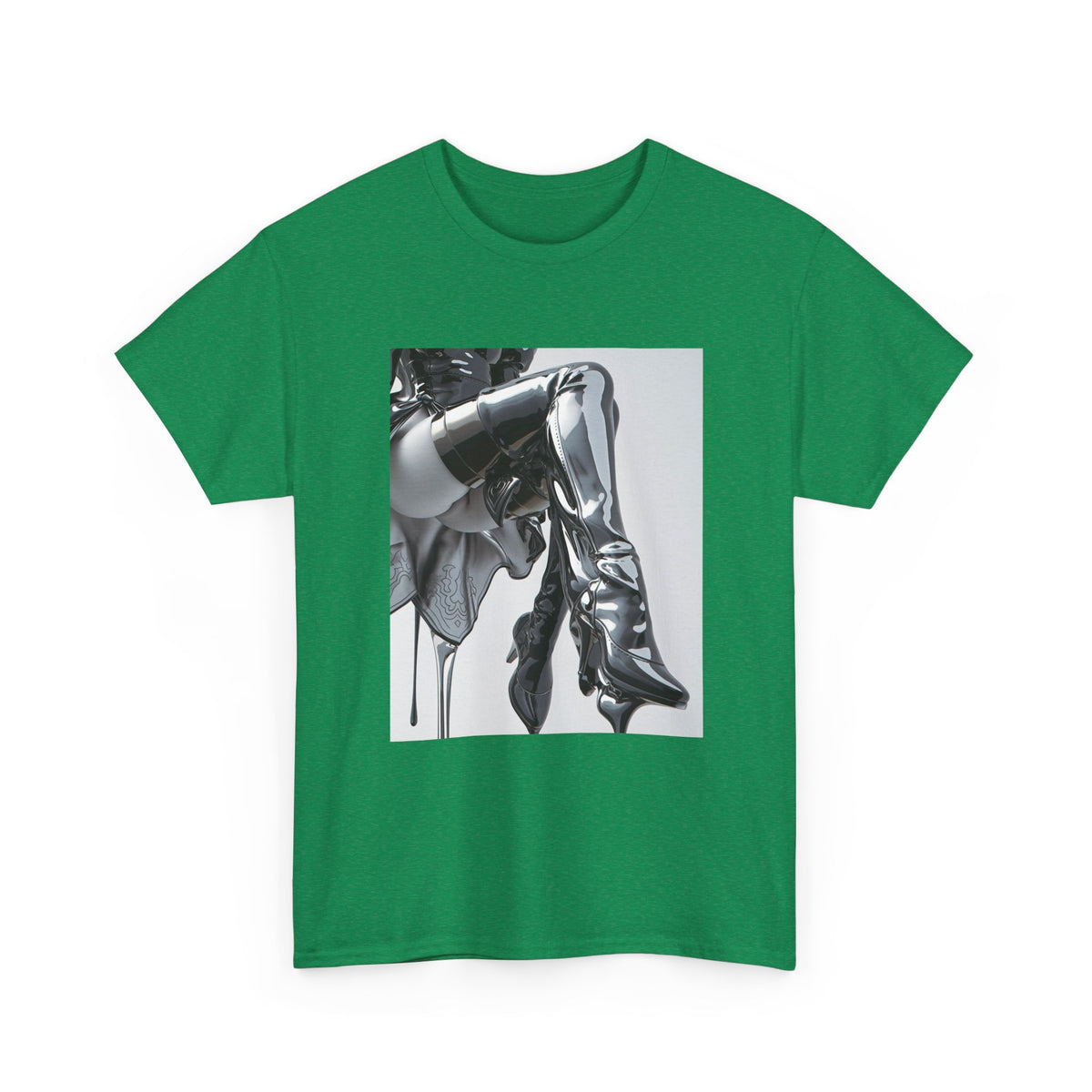 Liquid Chrome Flow Graphic Tee