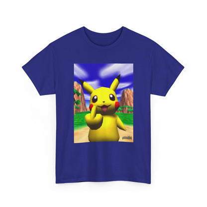 Pikachu Giving The Finger On An N64 Island