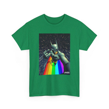 Batman Giving Finger On Rainbow Cape