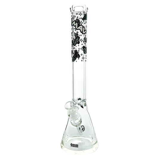 MAV Glass 18" Glow-in-the-Dark Beaker Bong | 9mm Thick, 5" Downstem