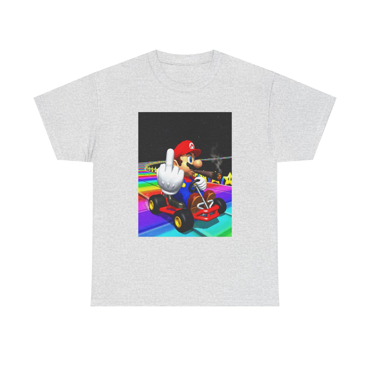 Mario Kart Smoking Blunt Middle Finger