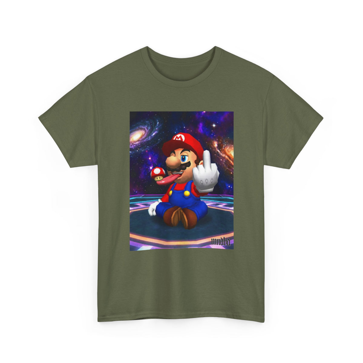 Mushroom-Tripping Plumber Gives The Finger Tee