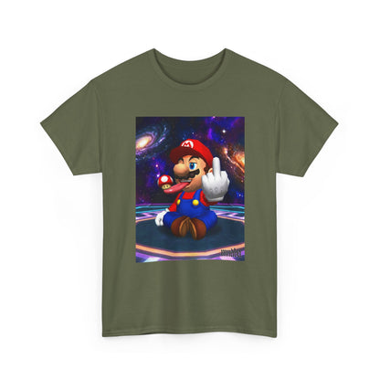 Mushroom-Tripping Plumber Gives The Finger Tee