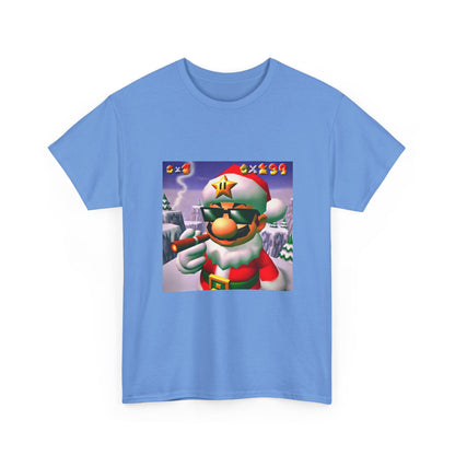 Cool Mario Santa Smoking Cigar Tee