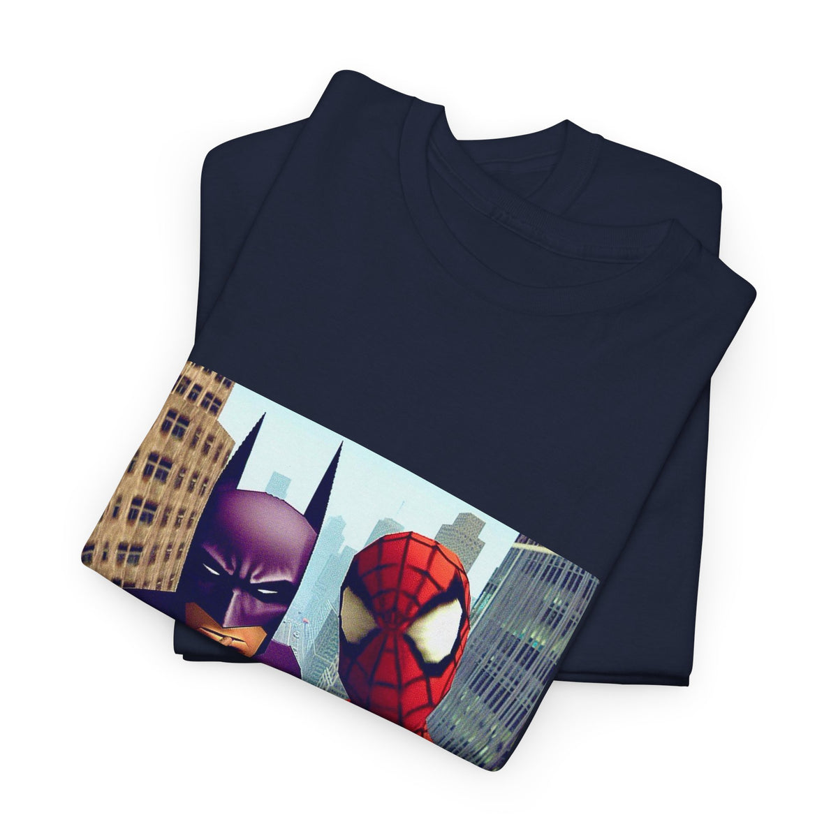 Batman Smoking, Spidey With Stacks Tee