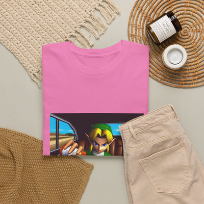 N64 Link Pouring Purple Lean Tee