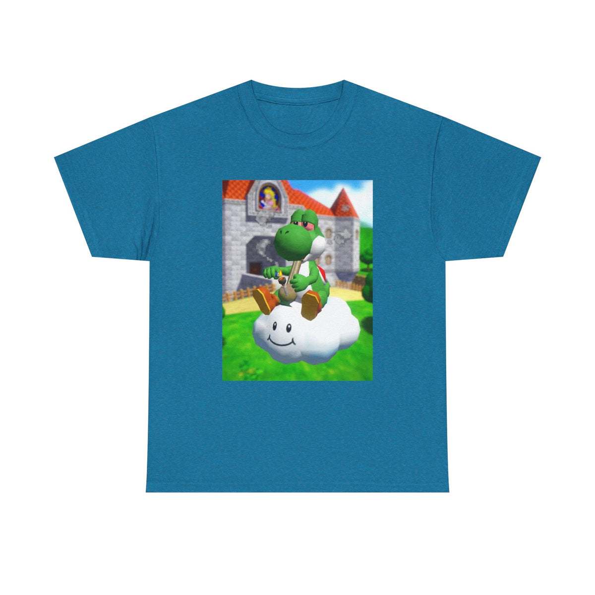 Yoshi Puffing On A Cloud Tee (Design 7)