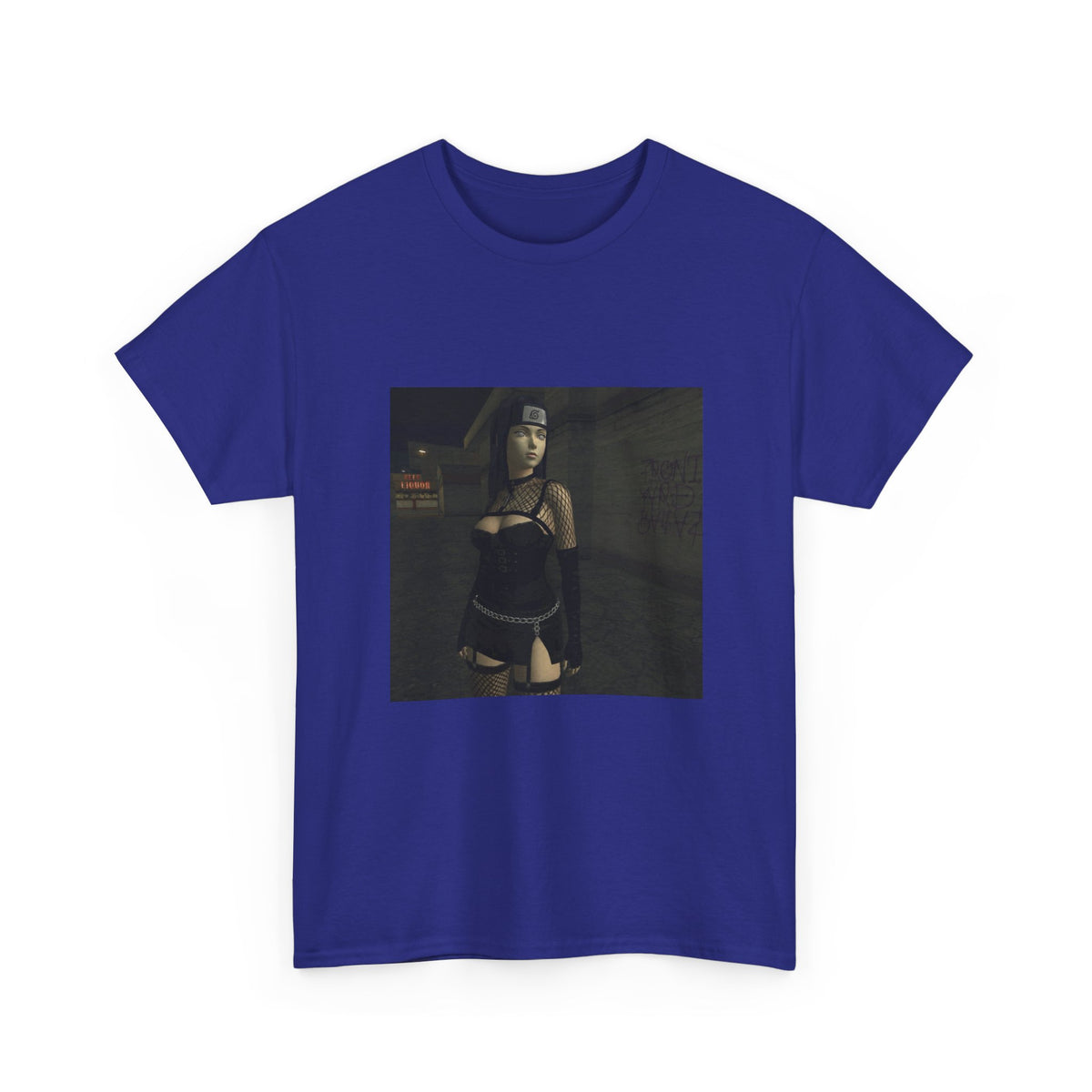 Anime Kunoichi Character Street Scene Tee