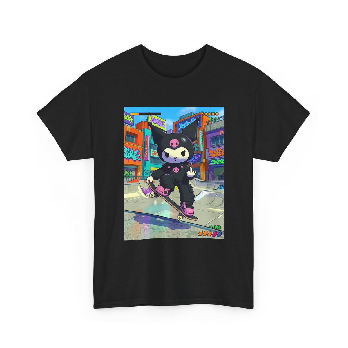 Skater Kuromi Flips Off The Streets