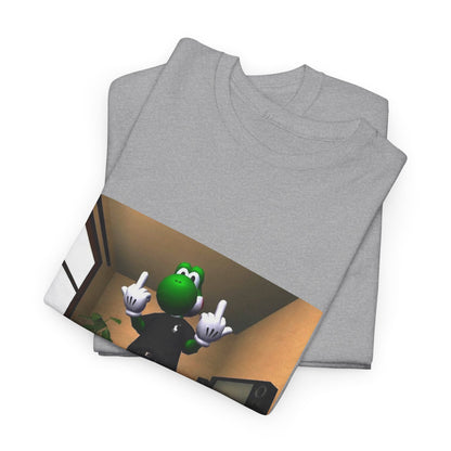 Yoshi Flipping Off In The Living Room Tee