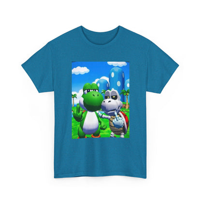 Yoshi And Dry Bones Flipping Off Tee (Design 7)