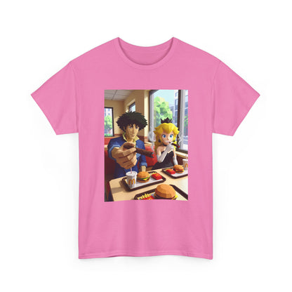 Spike and Princess Peach Smoking Cigars Tee
