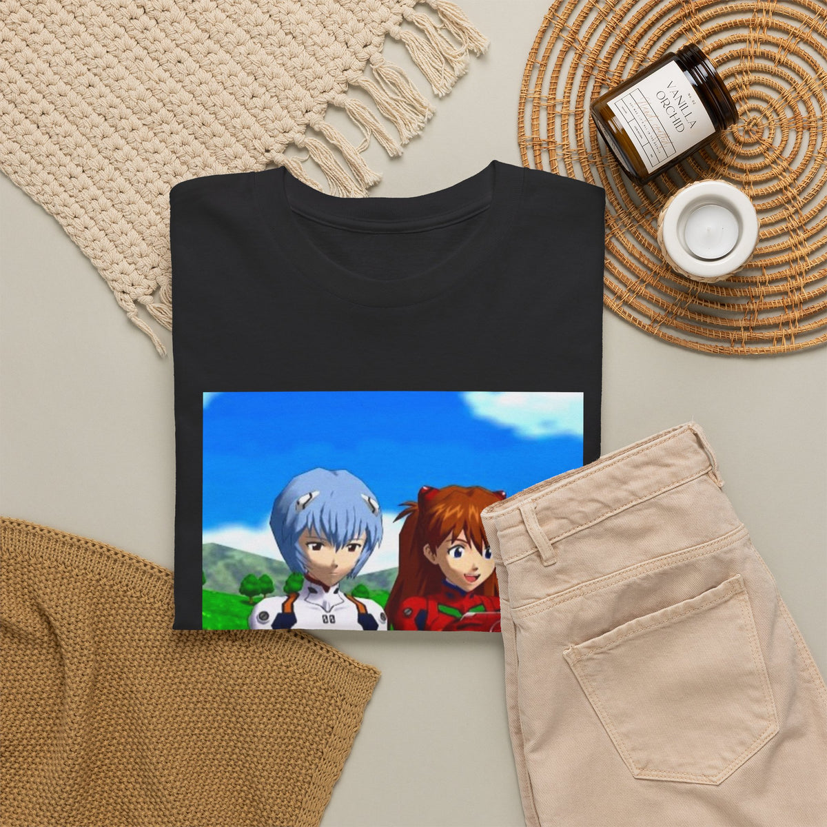 Rei And Asuka Gaming Outdoors