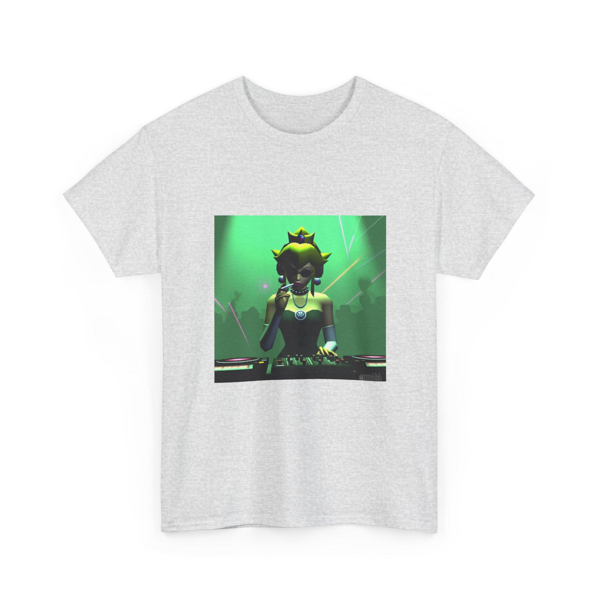 Princess Peach DJing And Smoking Tee
