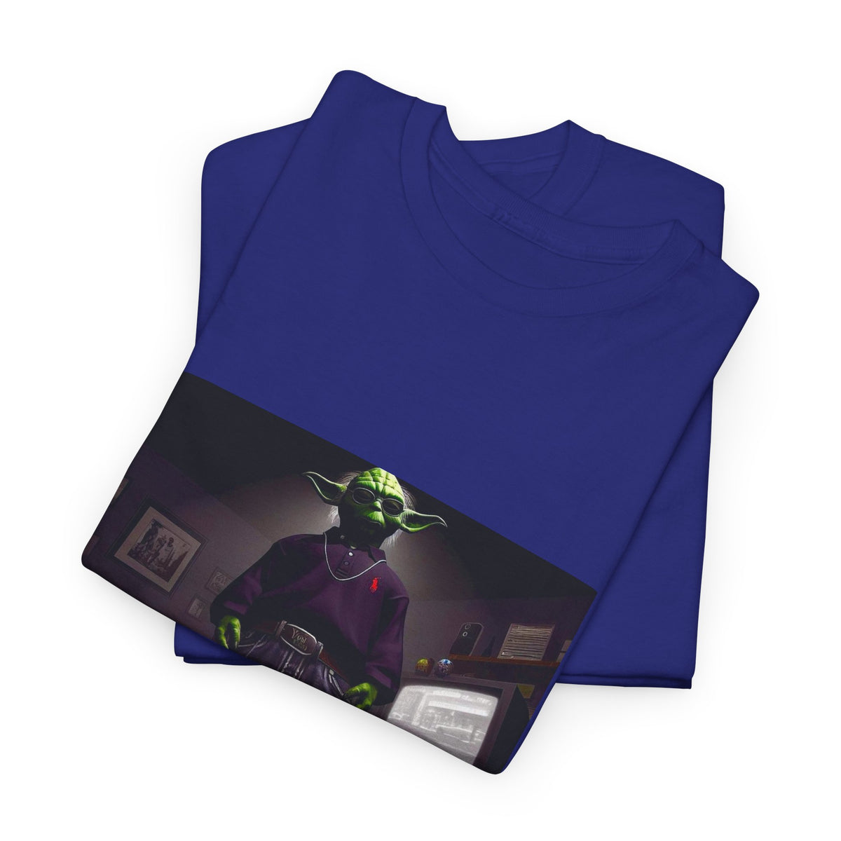 Yoda In Y2K Drip Standing Confidently