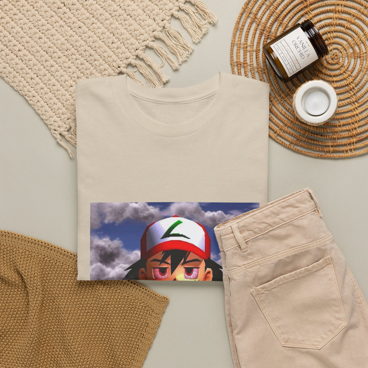 Mystic Figure Holding Gas Pack Tee