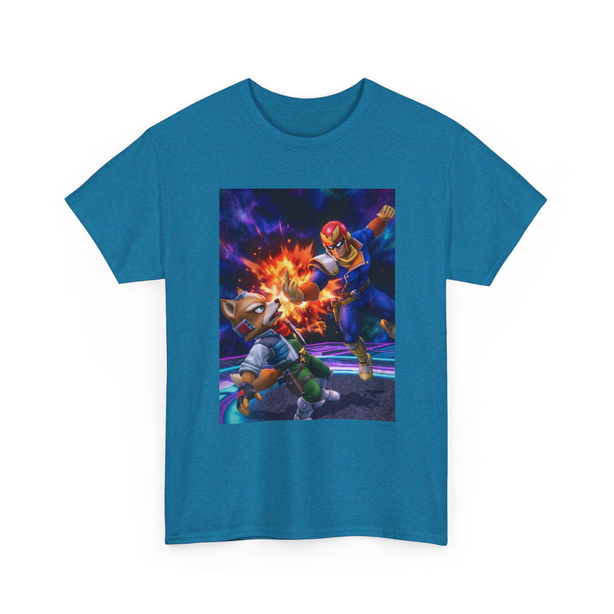 Falcon Punch Fox Flipping The Bird Tee