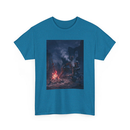 Ashen One Rests By Bonfire With Bong