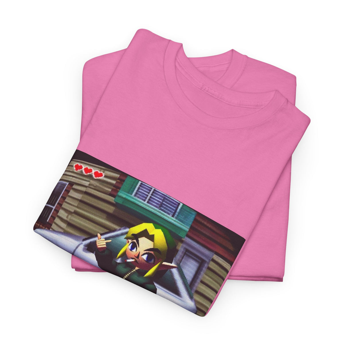 Link Smoking And Flipping The Bird Tee