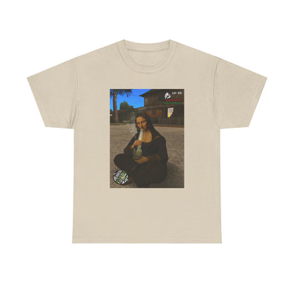 Mona Lisa Hitting The Bong Tee