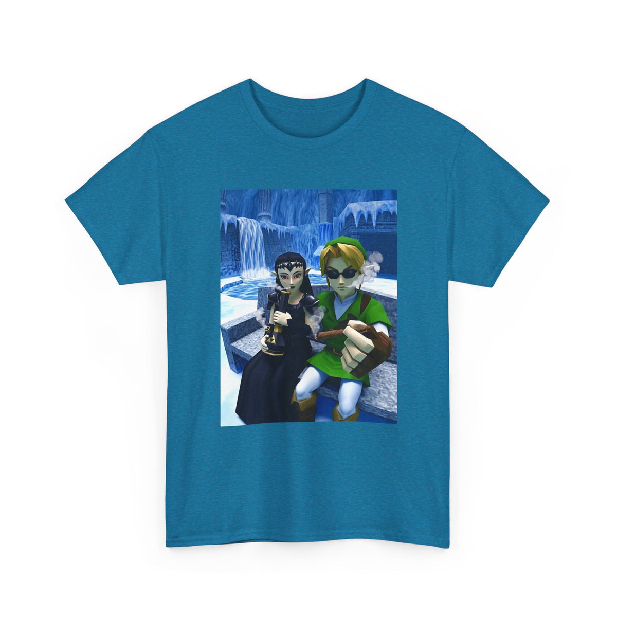 Goth Zora And Link Chilling Icy Plateau